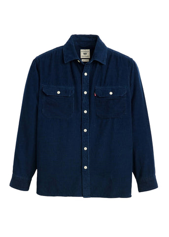 Levis Camicia in velluto da uomo Jackson Worker Blu