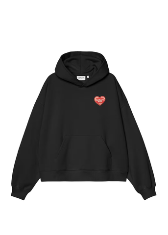 Carhartt Wip Felpa da donna con cappuccio  Hartt Case nera