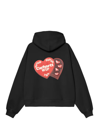 Carhartt Wip Felpa da donna con cappuccio  Hartt Case nera