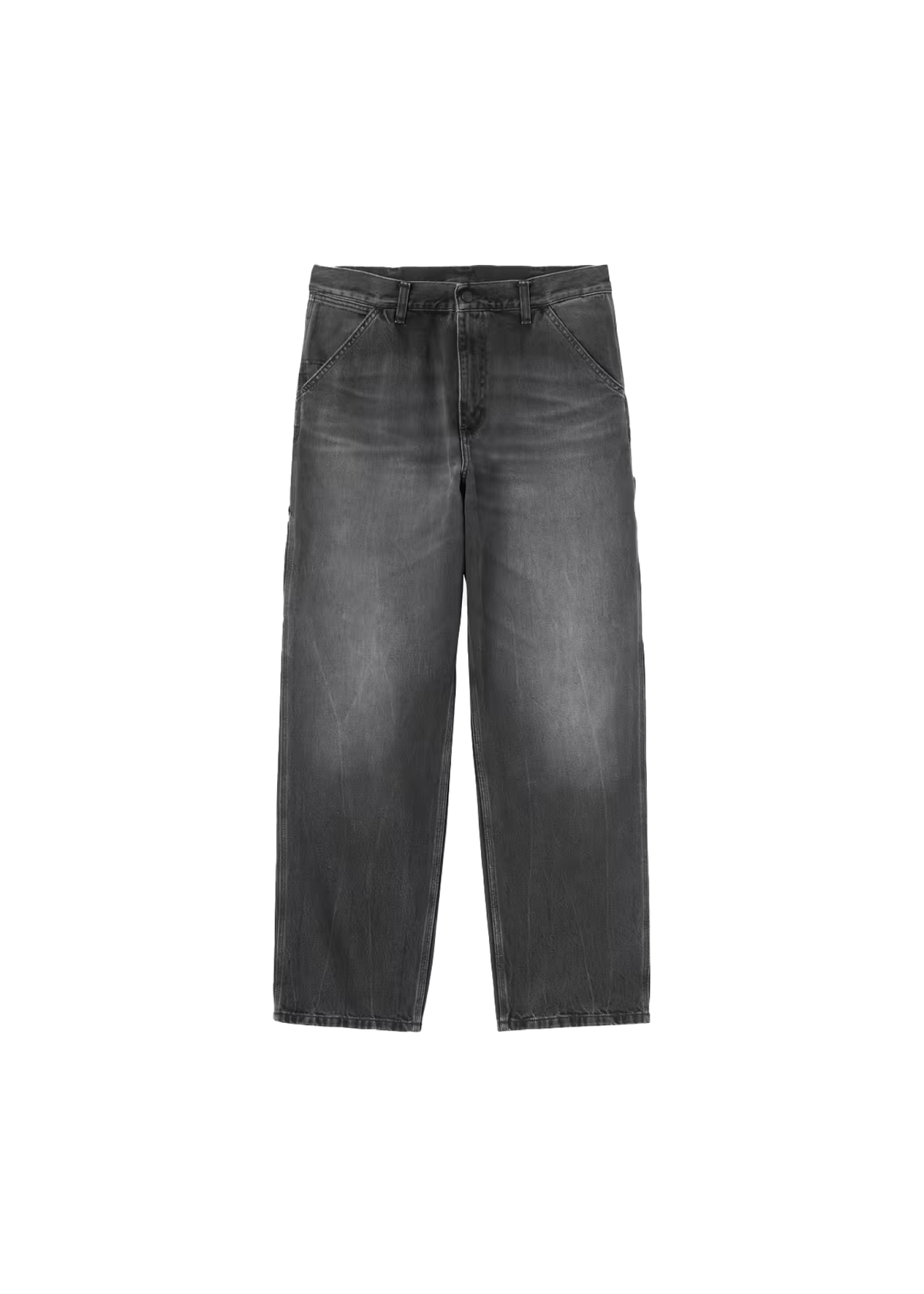 Carhartt Wip Jeans da uomo Single Knee nero lavato