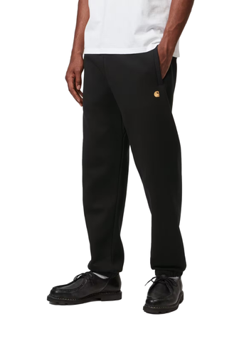 Carhartt Wip Pantalone in felpa da uomo Chase nero