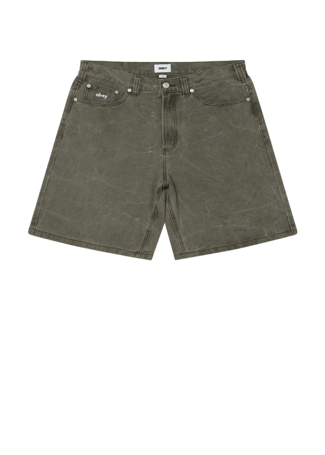 Obey Pantaloncino in jeans da uomo Bigwig Baggy