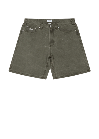 Obey Pantaloncino in jeans da uomo Bigwig Baggy