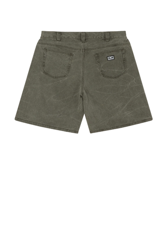 Obey Pantaloncino in jeans da uomo Bigwig Baggy