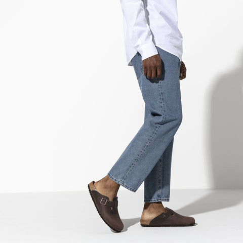 Birkenstock Sandalo unisex Boston  marrone (Calzata Stretta)