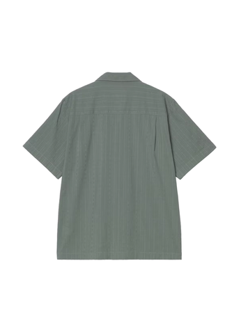 Carhartt Wip Camicia da uomo manica corta Gareth verde