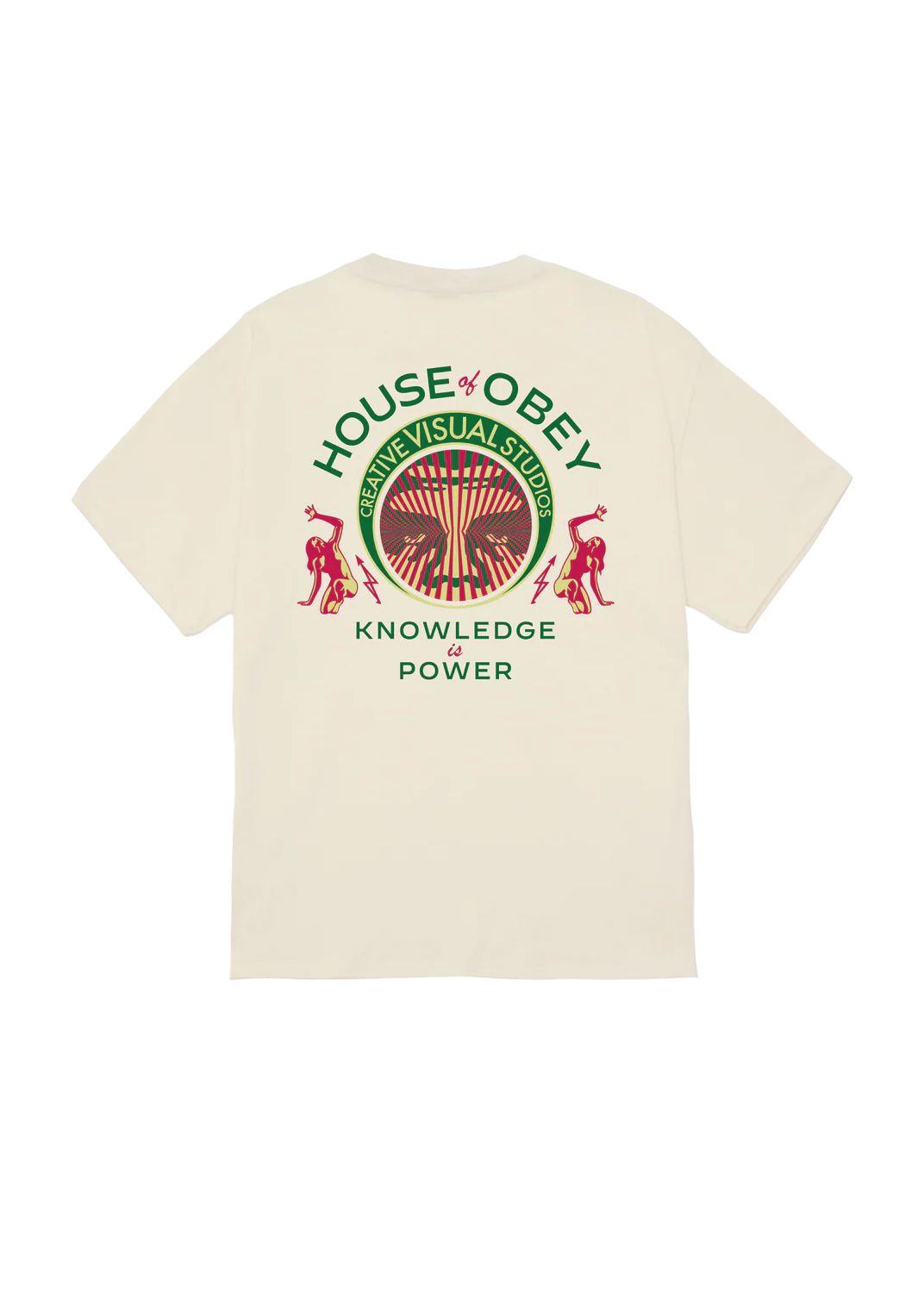 Obey T-Shirt da uomo manica corta Knowledge Is Power