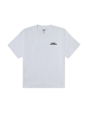 Obey T-Shirt da uomo manica corta Sky Face bianca