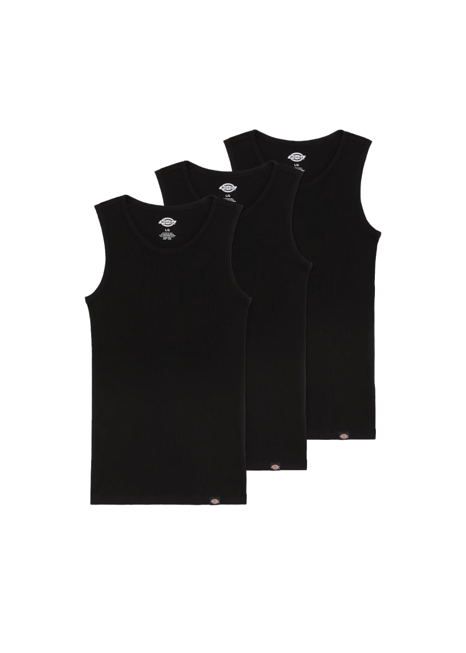 Dickies Canotta da uomo 3-pack Amsterdam nera