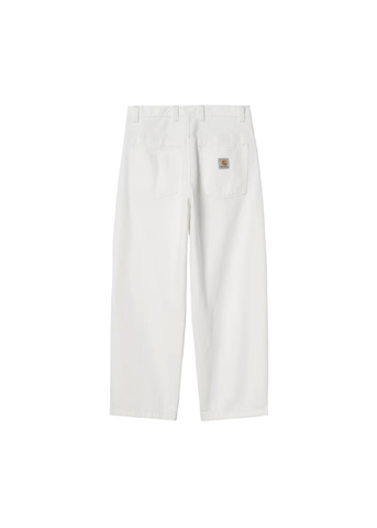 Carhartt Wip Jeans largo da uomo Brandon bianco