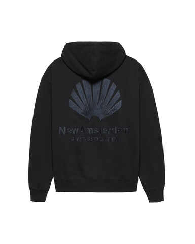 New Amsterdam Felpa unisex con cappuccio Logo nera