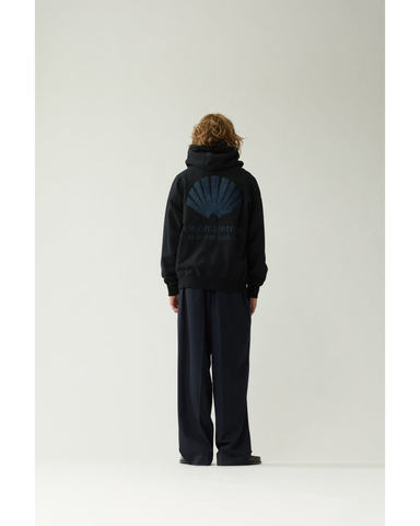 New Amsterdam Felpa unisex con cappuccio Logo nera