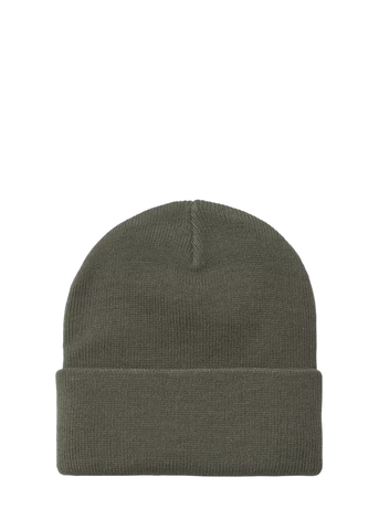 Carhartt WIP Berretto Corto in Maglia a Coste Watch verde