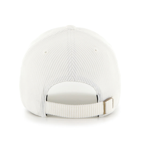 47 Brand Cappellino in velluto Collabo New Balance Clean Up panna
