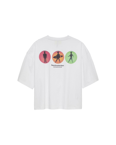 New Amsterdam T-Shirt da uomo manica corta Traffic bianca