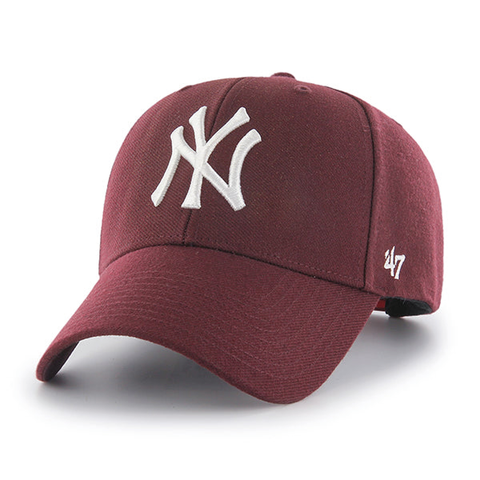 '47 Brand Cappellino unisex '47 MVP New York Yankee bordeaux