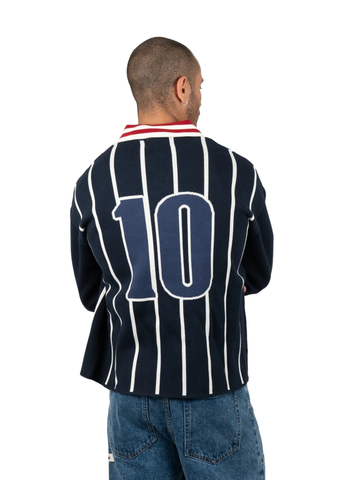 Prohibited Maglia da calcio da uomo Field Numbers blu