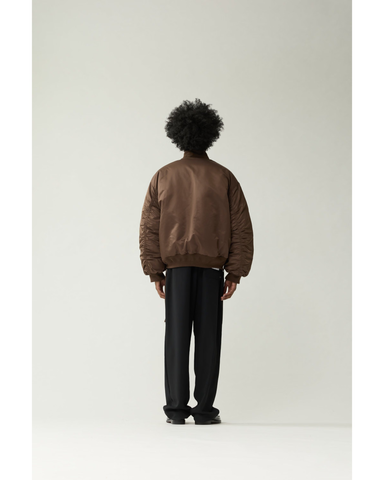 New Amsterdam Giacca unisex Reversible Bomber marrone