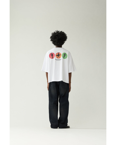 New Amsterdam T-Shirt da uomo manica corta Traffic bianca