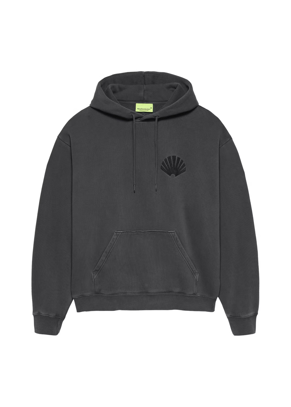 New Amsterdam Felpa unisex con cappuccio Chop grigia