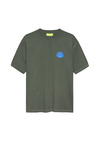 New Amsterdam T-Shirt da uomo manica corta Logo verde