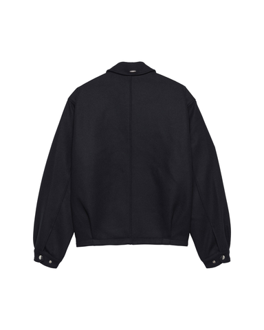 New Amsterdam Giacca unisex in mista lana Wool Coach nera