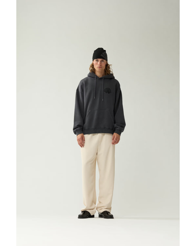 New Amsterdam Felpa unisex con cappuccio Chop grigia