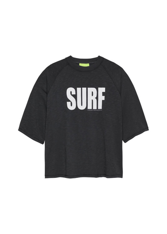 New Amsterdam T-Shirt da uomo manica corta Surf nera