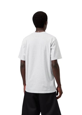 Carhartt Wip T-Shirt da uomo manica corta Script grigio chiara