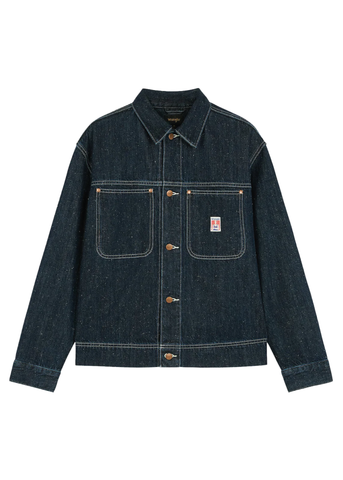 Entspanntes Langarm-Overshirt aus Indigo-Nep 112386944