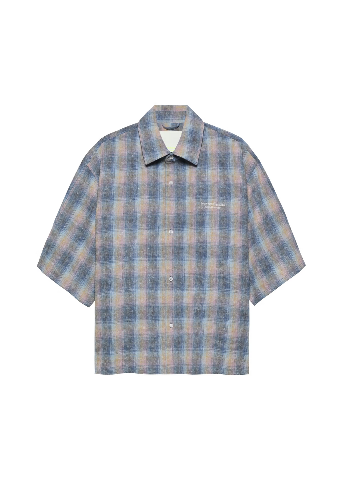 New Amsterdam Camicia a quadri da uomo Flanel