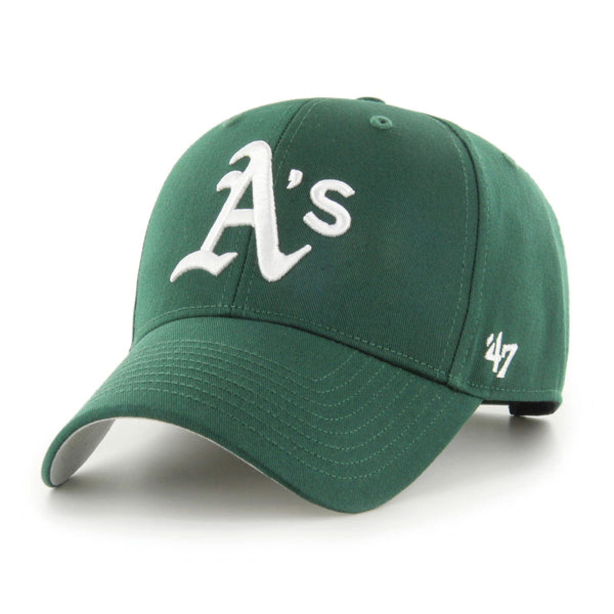 47 Brand Cappellino Raised Basic '47 MVP Oakland Athletics verde