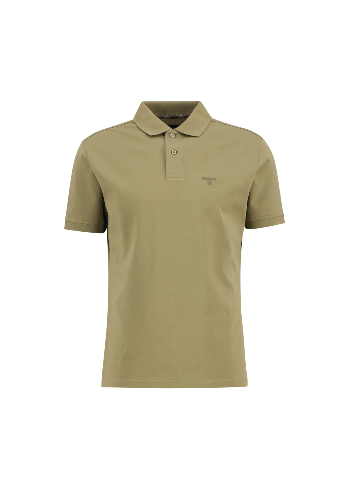 Barbour Polo da uomo manica corta Hilton verde
