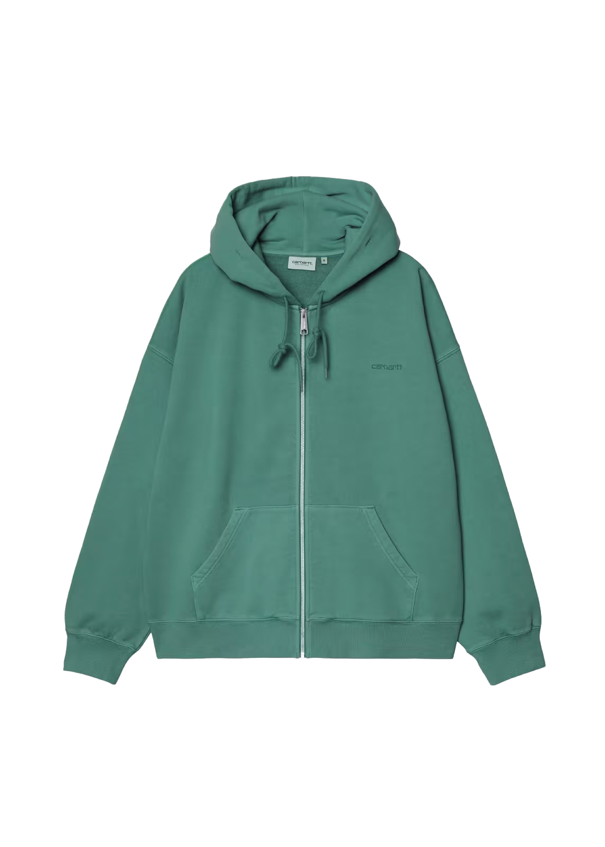 Carhartt Wip Felpa con zip e cappuccio Benton verde