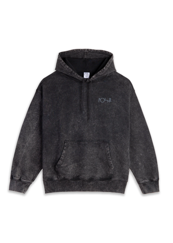 Polar Skate Felpa da uomo con cappuccio Fade Frank nera lavata