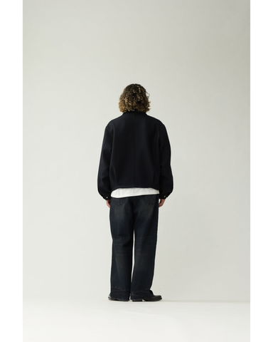 New Amsterdam Giacca unisex in mista lana Wool Coach nera