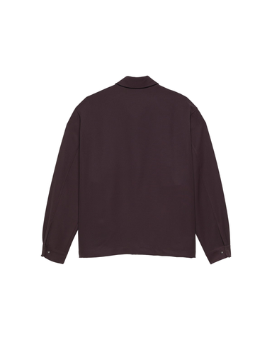 New Amsterdam Camicia unisex Zip Up bordeaux