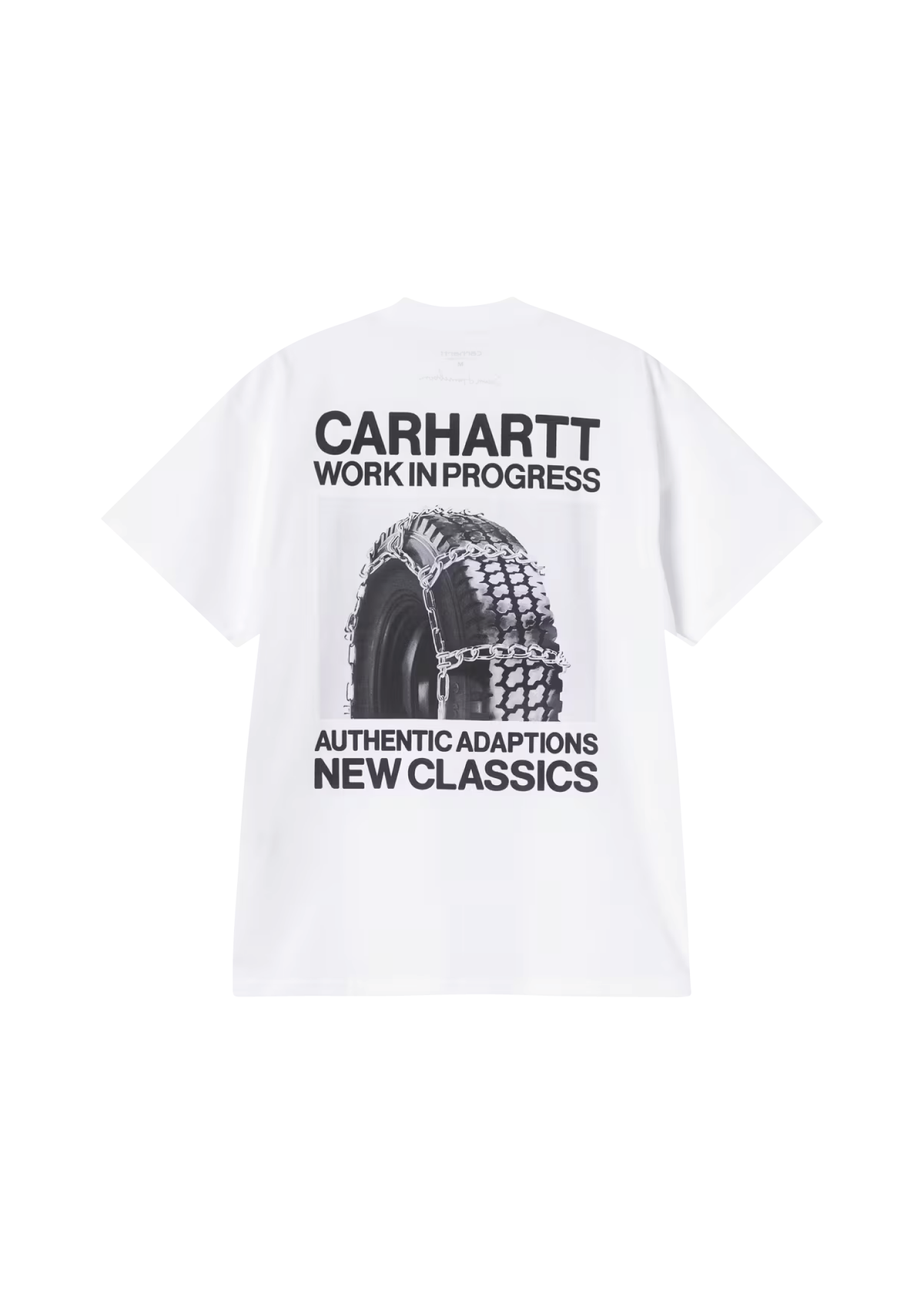 Carhartt WIP T-Shirt da uomo manica corta Sean Hamilton bianca 03