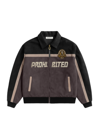 Prohibited Giacca da uomo college Old Era Suede marrone