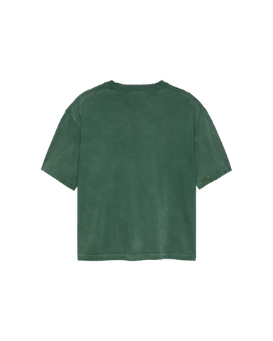 New Amsterdam T-Shirt da uomo manica corta Worked Logo verde