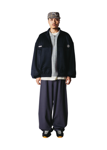 Woodbird Felpa con zip da uomo acetata Chang Solid nera