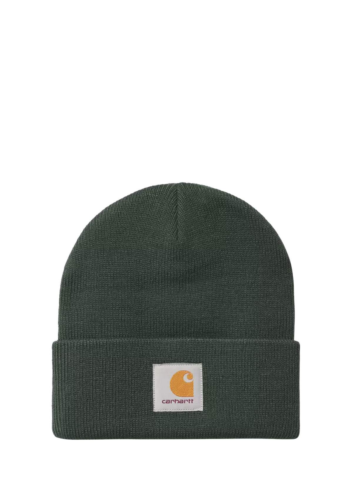 Carhartt WIP Berretto Corto in Maglia a Coste Watch verde