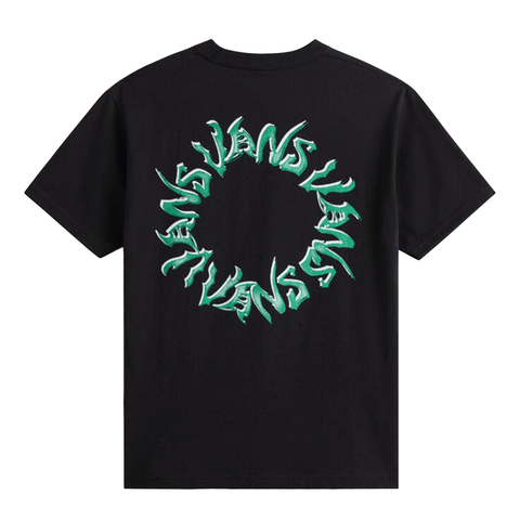 Vans Men's Short Sleeve T-Shirt Wild Circle Black