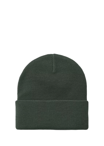 Carhartt WIP Berretto Corto in Maglia a Coste Watch verde