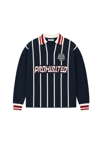 Prohibited Maglia da calcio da uomo Field Numbers blu