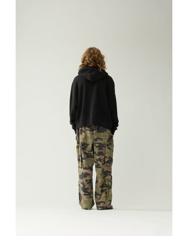 New Amsterdam Felpa con cappuccio unisex Worked Logo nera