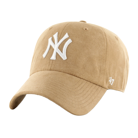 47 Brand Cappellino scamosciato Clean Up New York Yankees beige