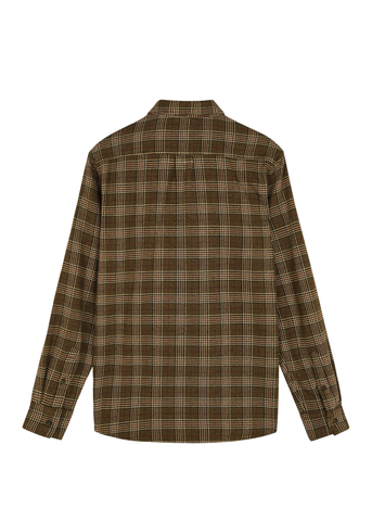 Wrangler Camicia a quadri da uomo  Regular One marrone