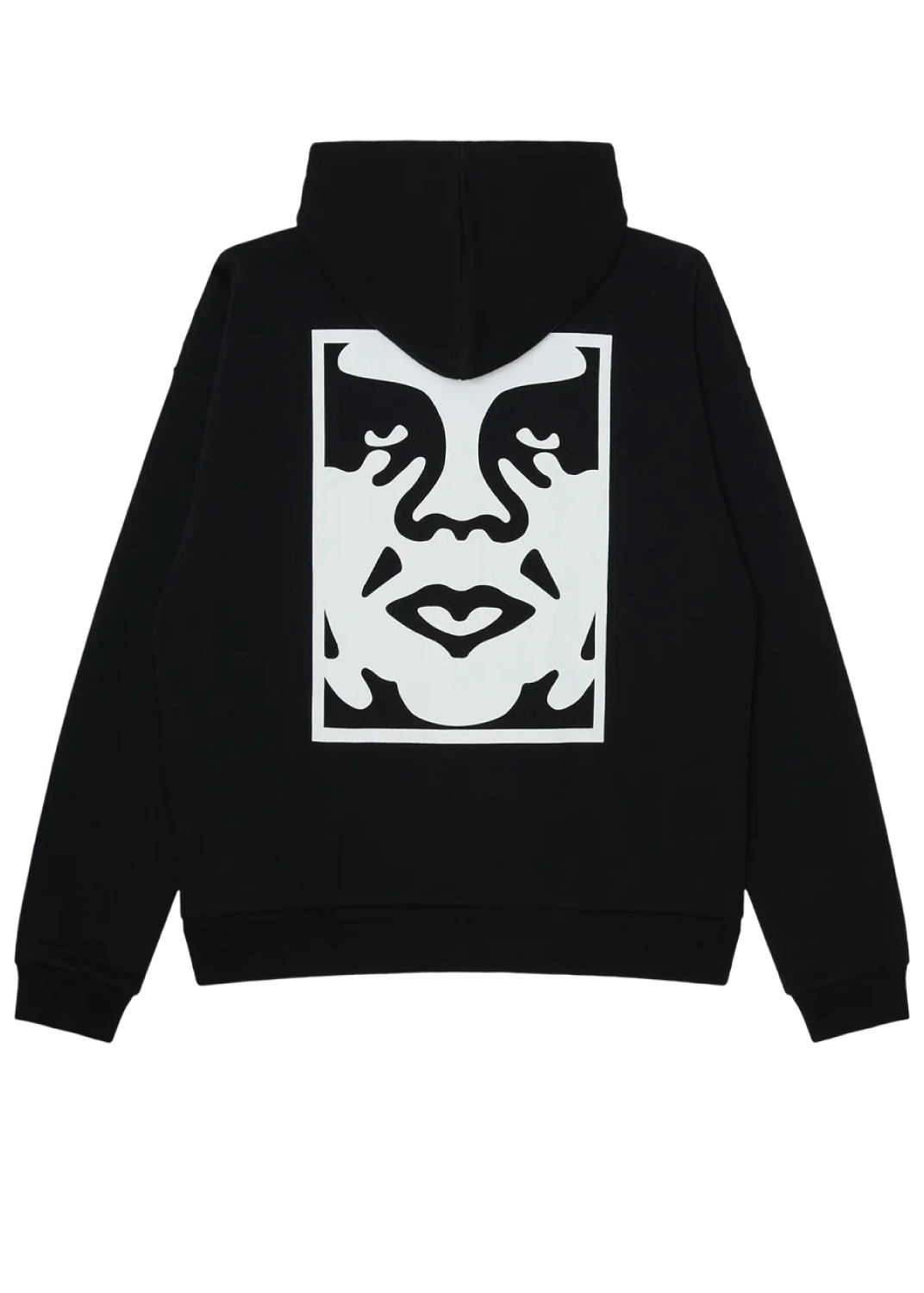 Obey Felpa da uomo con cappuccio Icon Extra Heavy nera