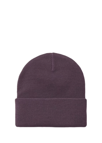 Carhartt WIP Berretto Corto in Maglia a Coste Watch viola scuro